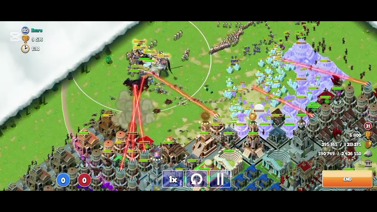 Gods Of Olympus Muscle and Magic Survival Round 21 Attempt/ 453 points