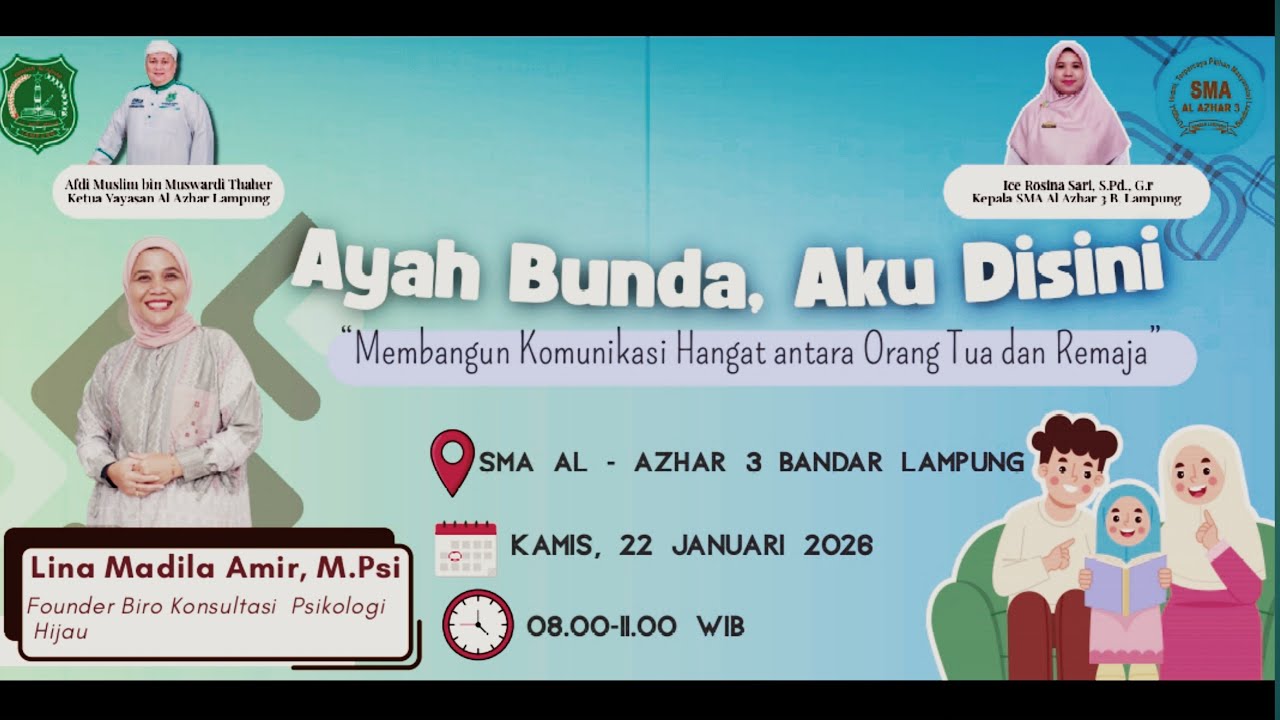 PARENTING PENDIDIKAN SMA AL AZHAR 3 BANDAR LAMPUNG