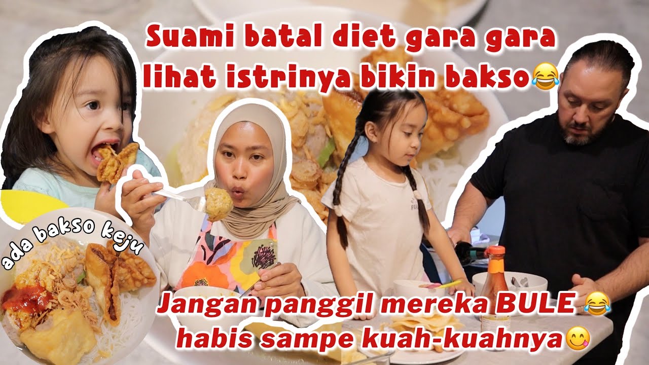 GARA GARA LIHAT ISTRINYA BIKIN BAKSO, SUAMI LANGSUNG GAK JADI DIET, BAKSO ENAK DISEGALA MUSIM 🤤