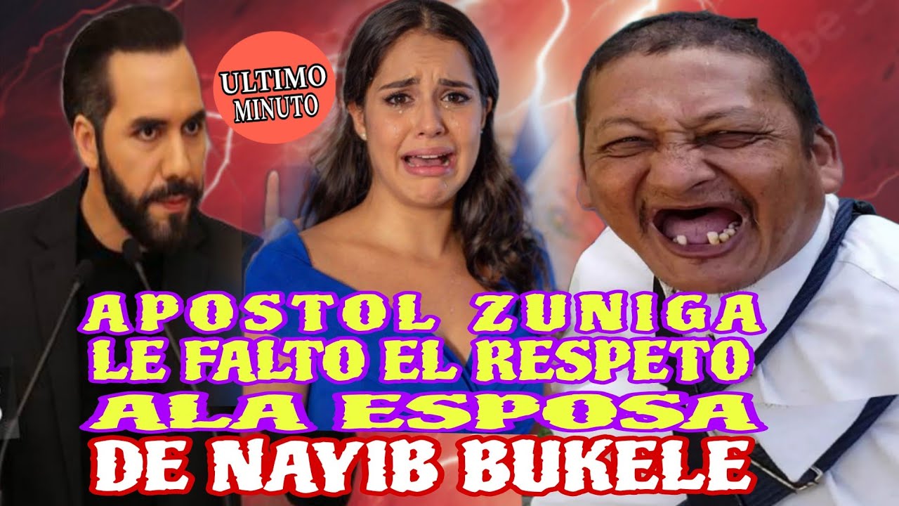 EL APOSTOL SANTIAGO ZUNIGA LE FALTO EL RESPETO A NAYIB BUKELE Y ASU ESPOSA GABRIELA DE BUKELE