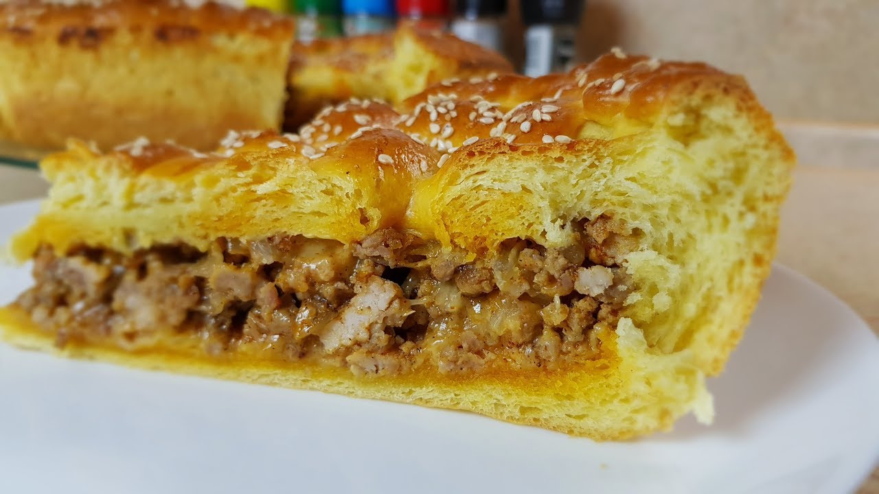 Пирог с МЯСОМ, бабушкин рецепт, цыганка готовит. Gipsy cuisine.
