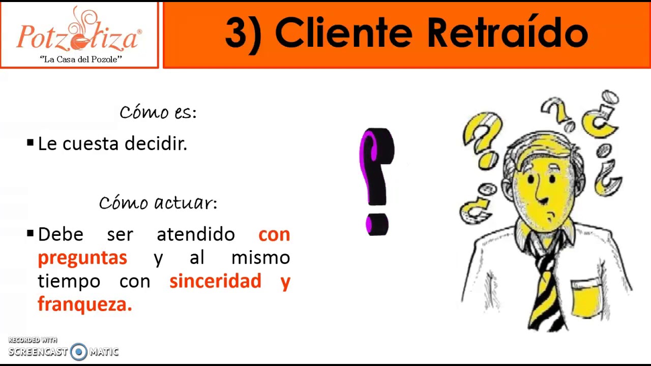 TIPOS DE CLIENTES EN RESTAURANTE
