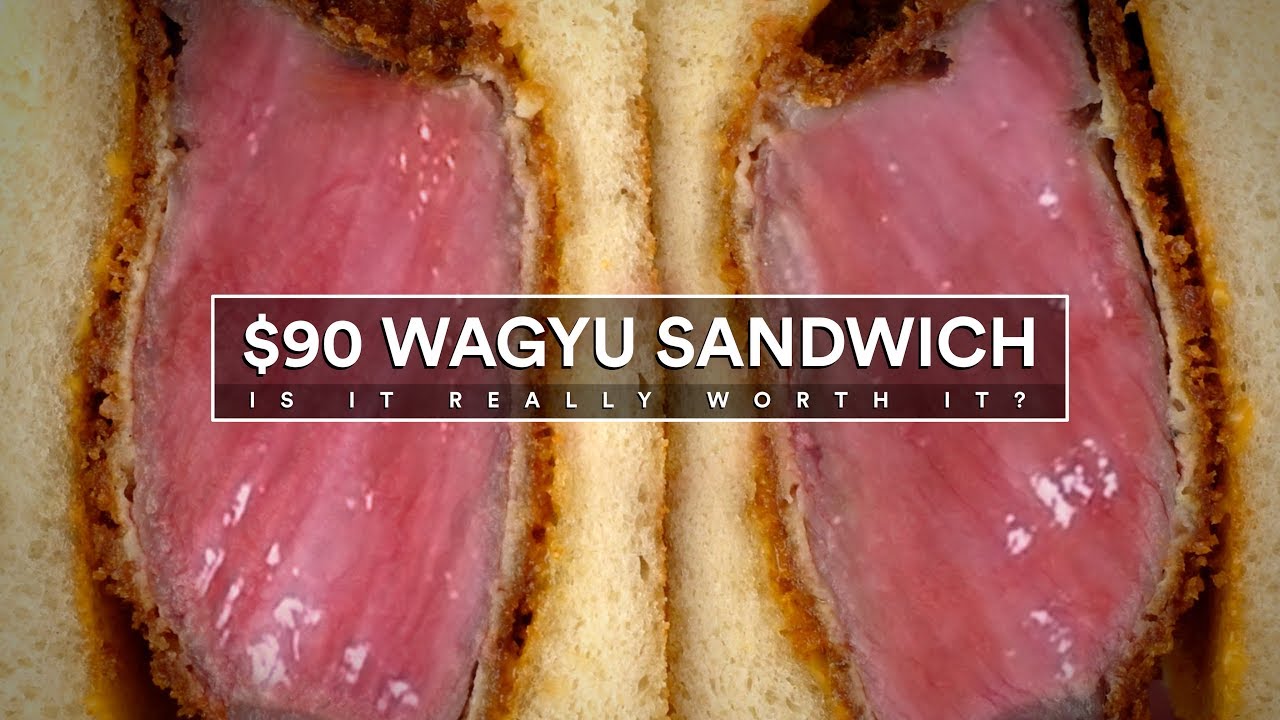 $90 WAGYU Sandwich! Is it WORTH IT?
