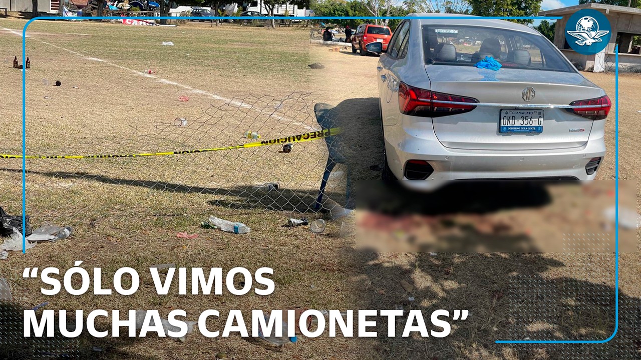 De campo de futbol a escena del crimen, así quedo el lugar donde murieron 11 personas