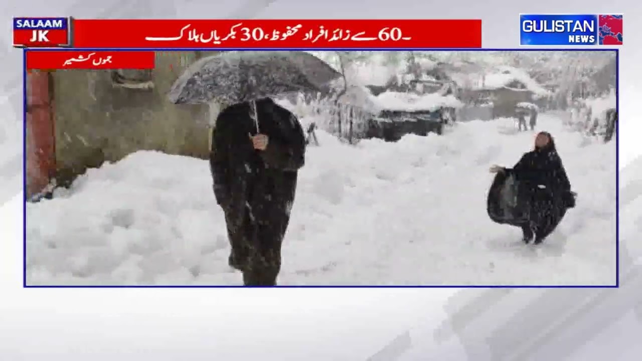 Heavy Snowfall Hits Kashmir for Second Day; Highways Closed, Flights Cancelled