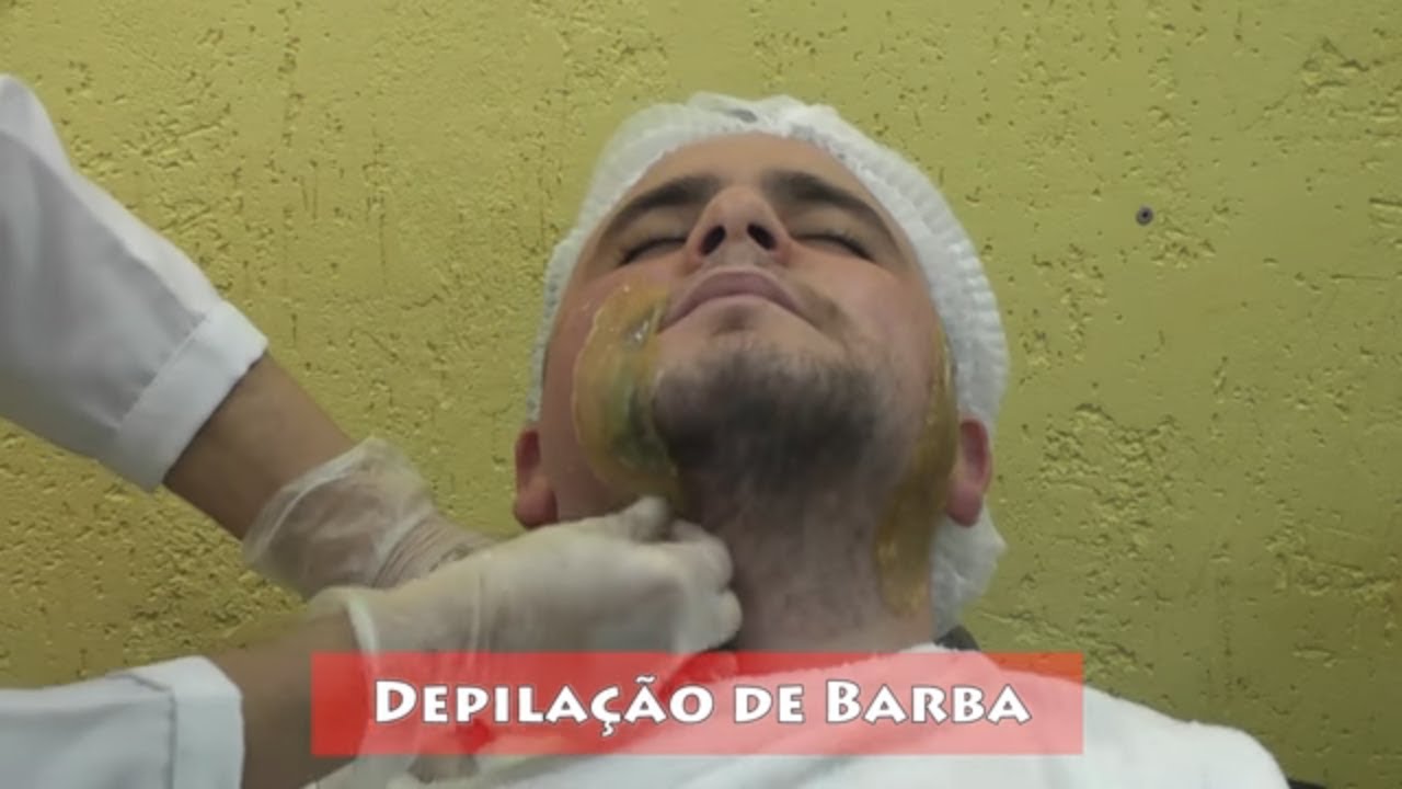 Depilando a BARBA com Cera Quente #wax