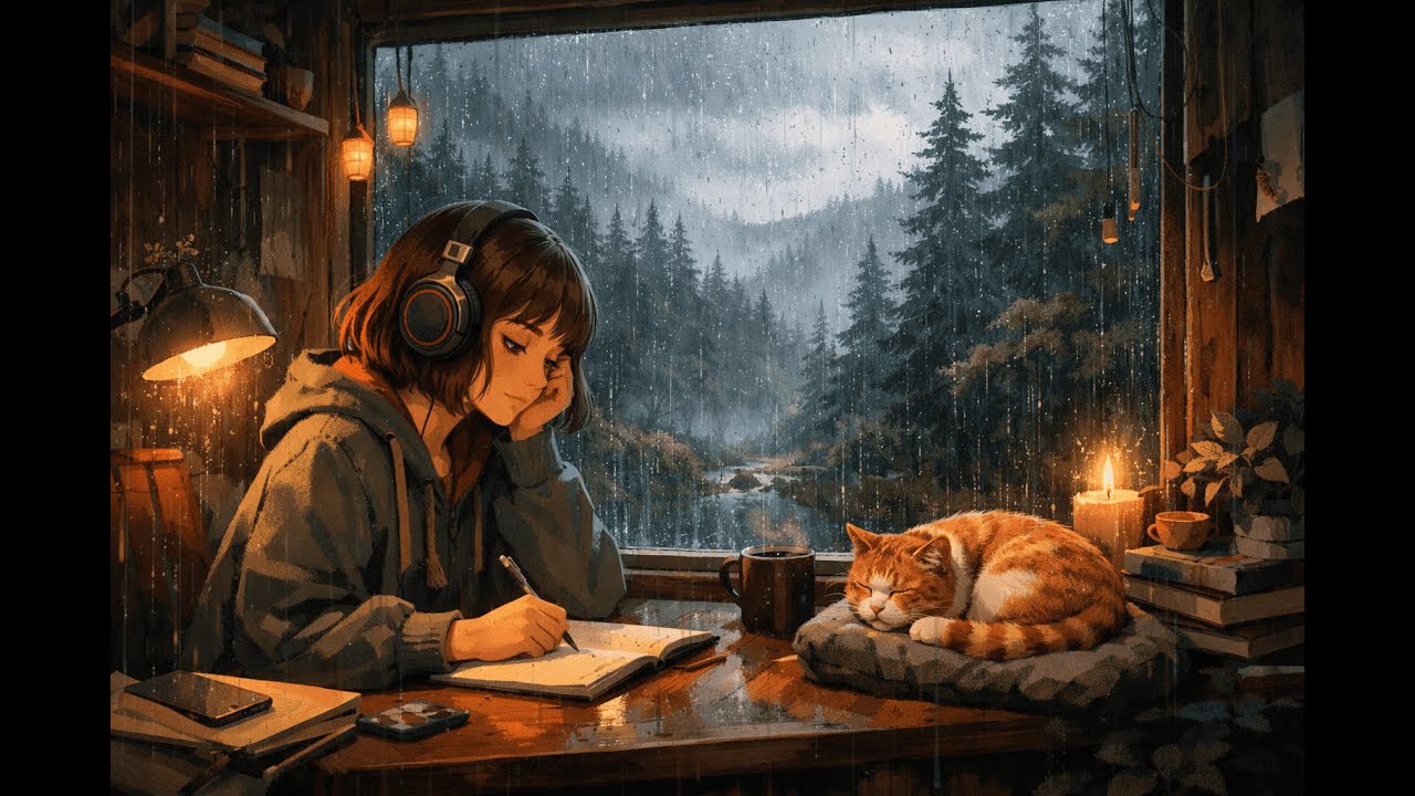 Quiet Desk 🌧️ Lofi Beats for Studying, Writing & Overthinking