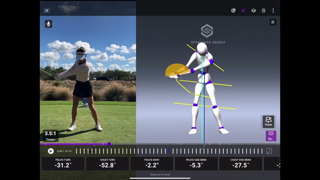 Lydia Ko - SportsboxAi evolution of swing change