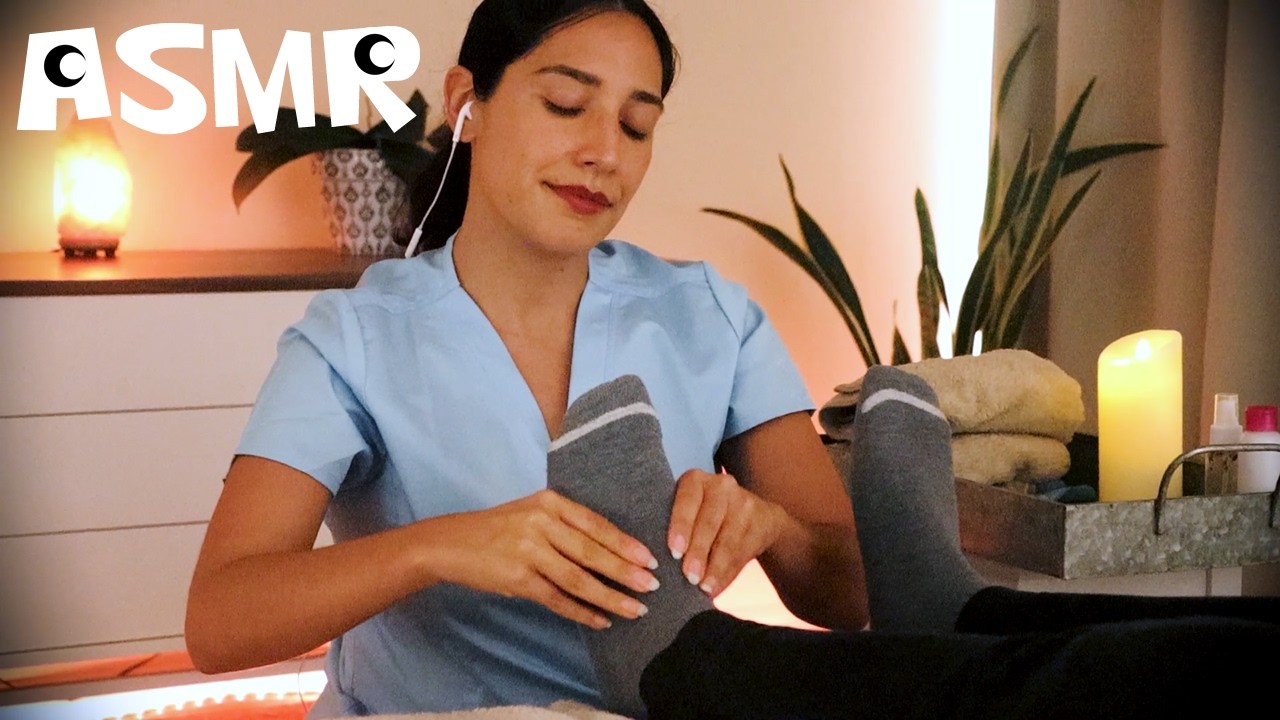 ASMR Soothing Foot And Leg Massage