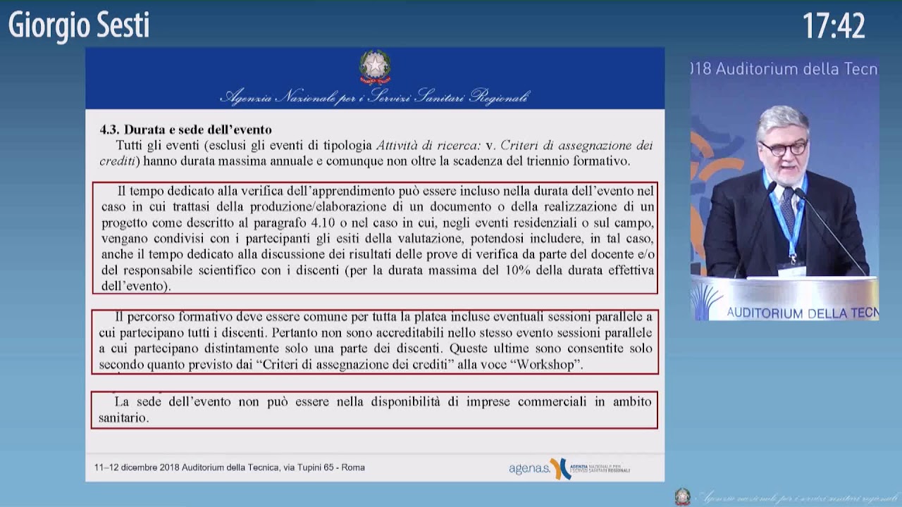 Il Manuale nazionale di accreditamento per l&rsquo;erogazione degli eventi ECM