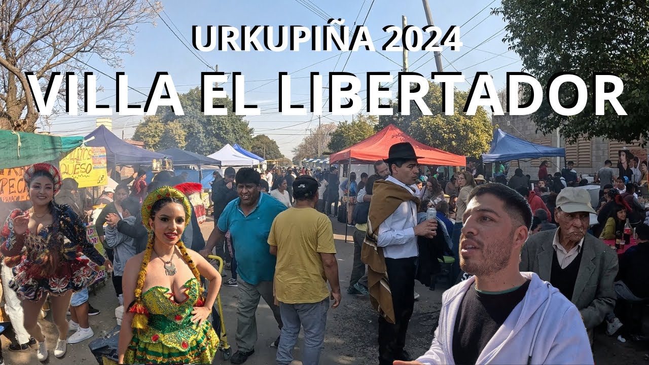 AS&Iacute; se VIVE una FIESTA BOLIVIANA en VILLA EL LIBERTADOR #cordobacapital #urkupi&ntilde;a #barrio
