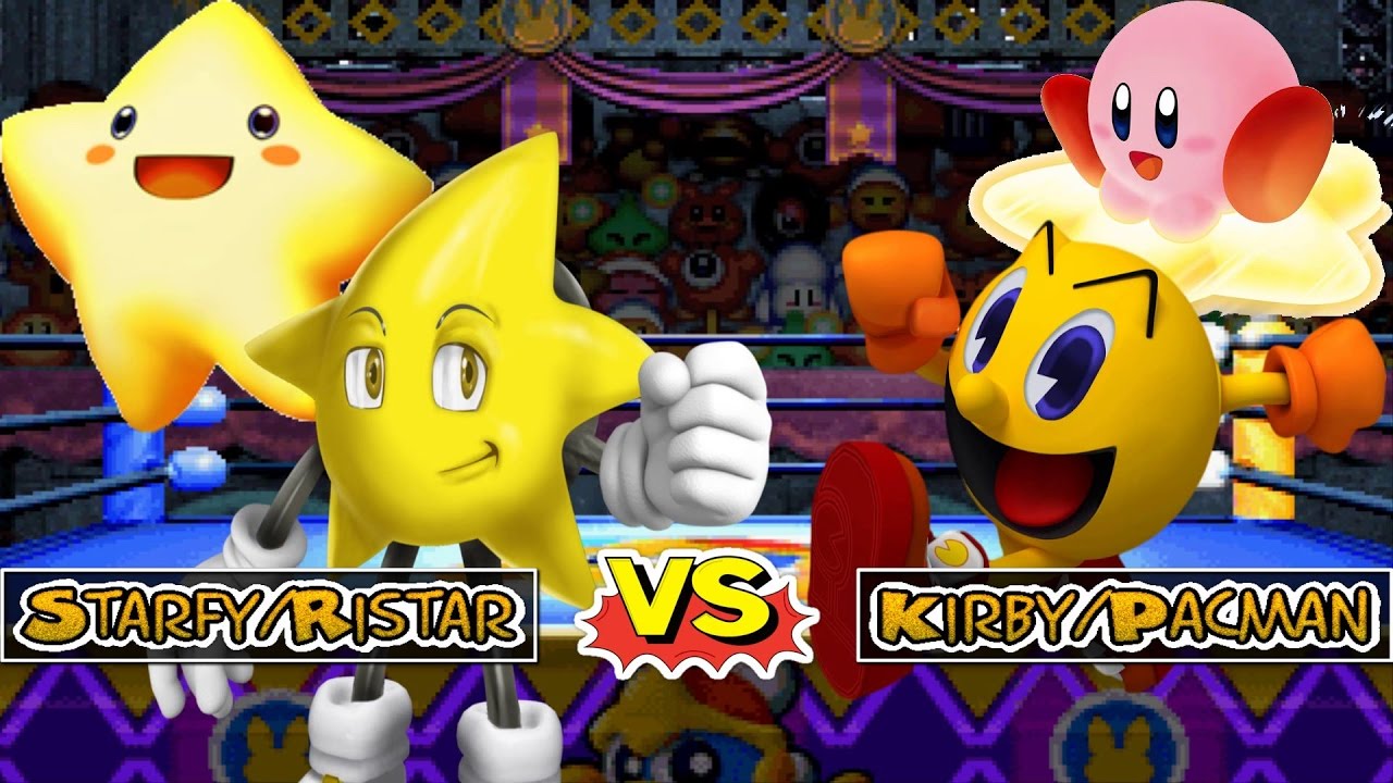 M.U.G.E.N. | Starfy/Ristar vs Pacman/Kirby