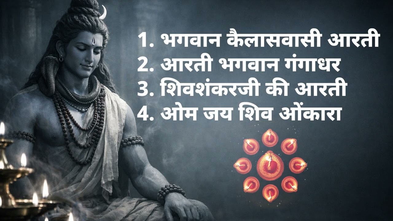 Shiva Aarti Collection | Om Jai Shiv Omkara & Mahadev Aarti
