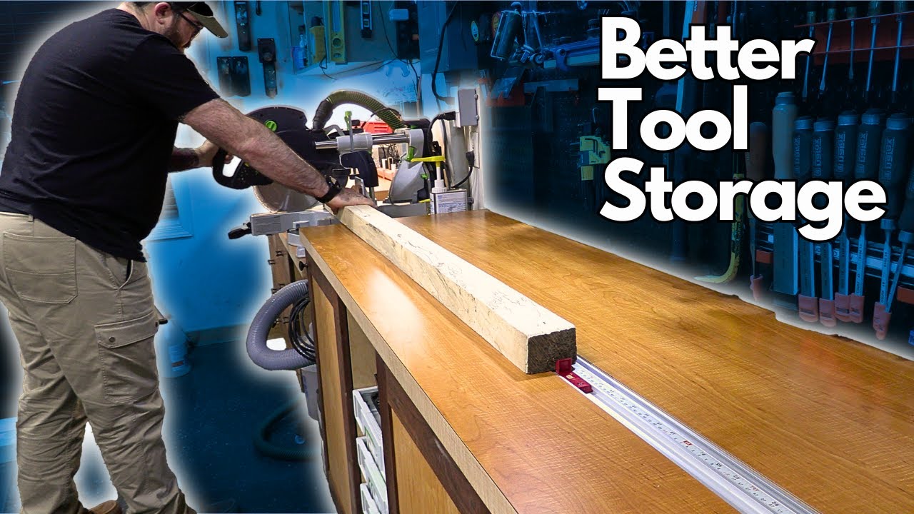 Upgrading A Traditional Miter Saw Station