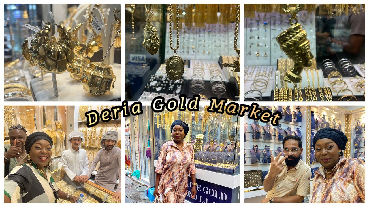 DUBAI GOLD SHOPPING| DEIRA GOLD MARKET| DIFFERENT PRICES AND PIECES #deria #gold #dubai #shopping