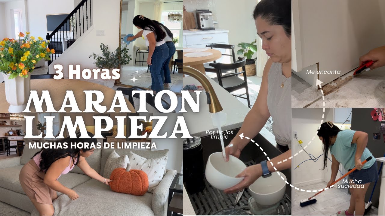 Maratón de Limpieza 🧼 3 Horas de pura MOTIVACIÓN PARA LIMPIAR Y ORGANIZAR TU CASA | Limpia Conmigo