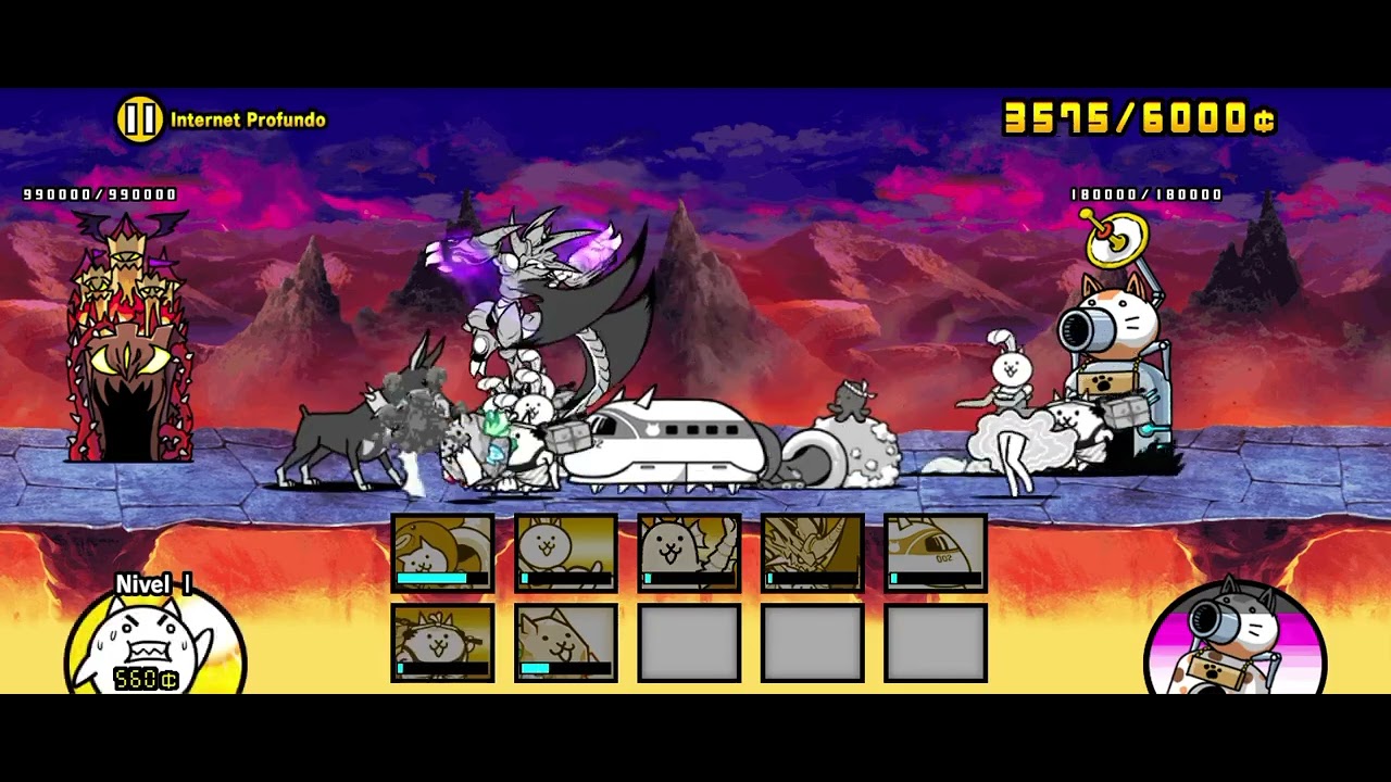 the battle Cats internet profundo&iquest;speedrun?