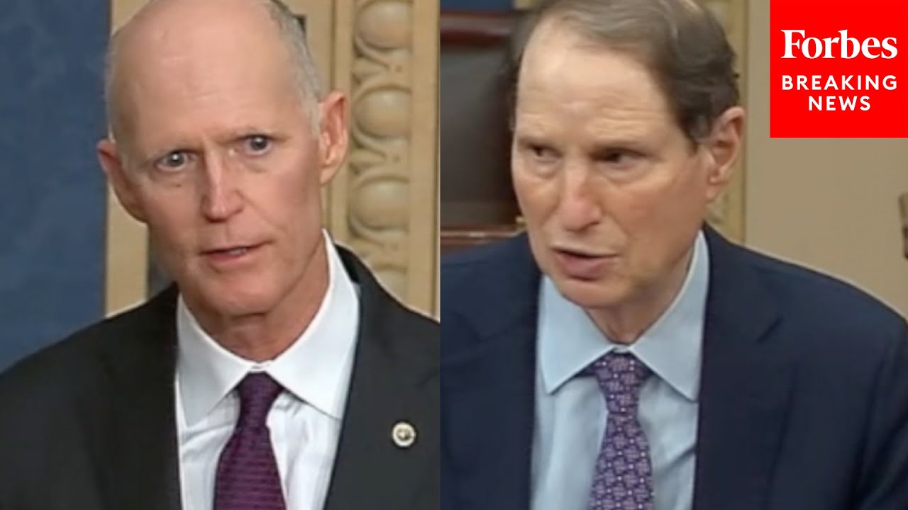 JUST IN: Rick Scott, Ron Wyden Battle Over Vaccine Mandates On Senate Floor