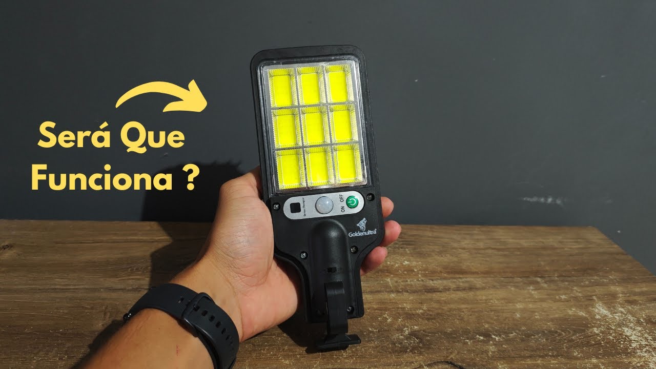 Unboxing e Demonstração Mini Refletor Solar Portátil !