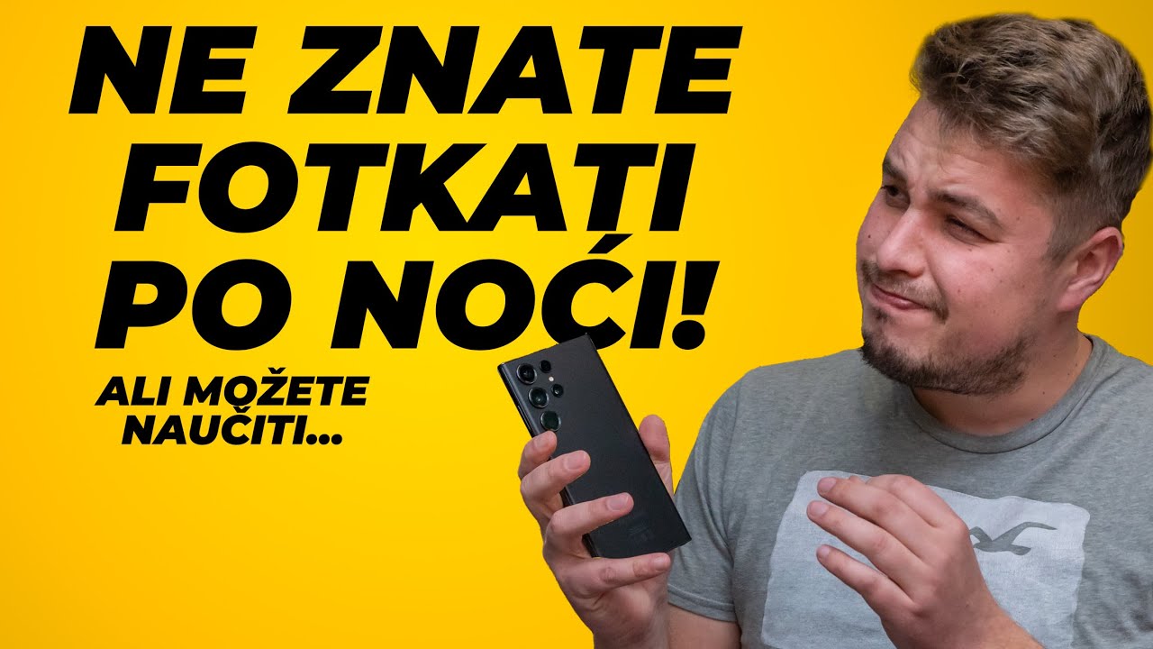 NE ZNATE fotkati po NOĆI! | Samsung Galaxy S23 Ultra!