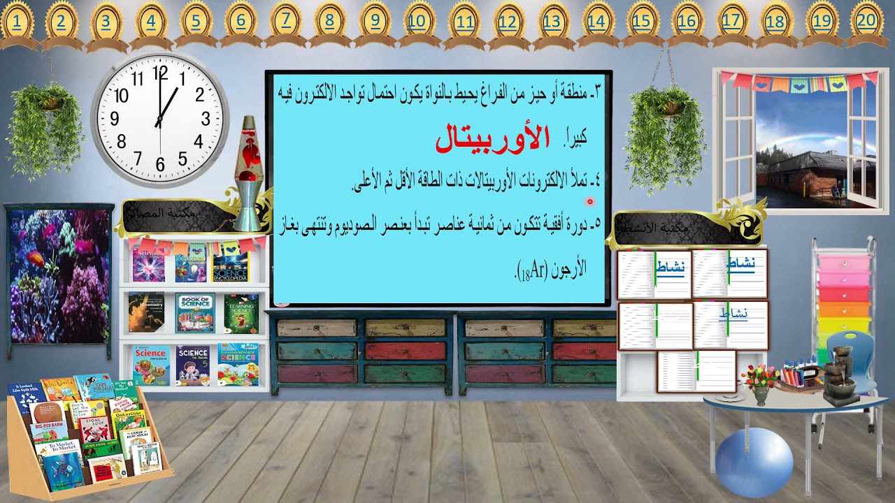 حل أسئلة الكتاب المدرسى عن الجدول الدورى كيمياء الصف الأول الثانوى الفنى
