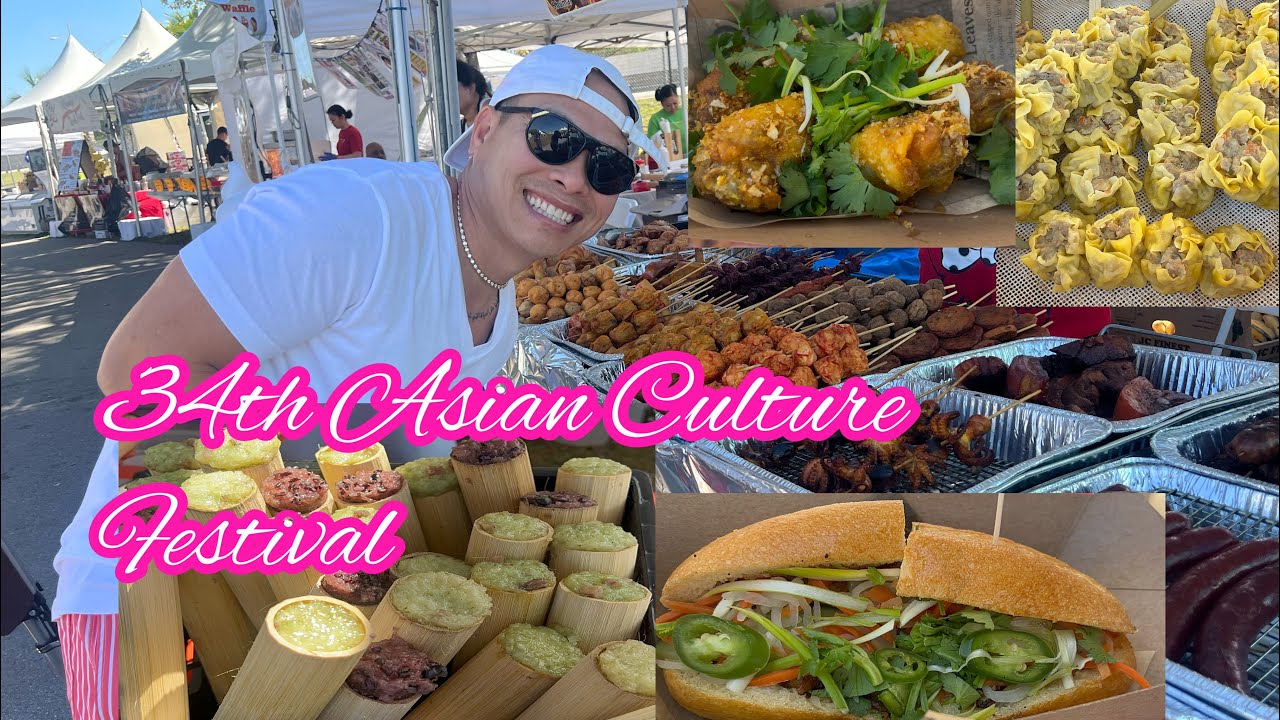HỘI CHỢ “Á ĐÔNG” 34th Asian Culture Festival-2025 Ở Miami, Florida Đồ Ăn Ngon Tuyệt Vời | LuuLinh TV