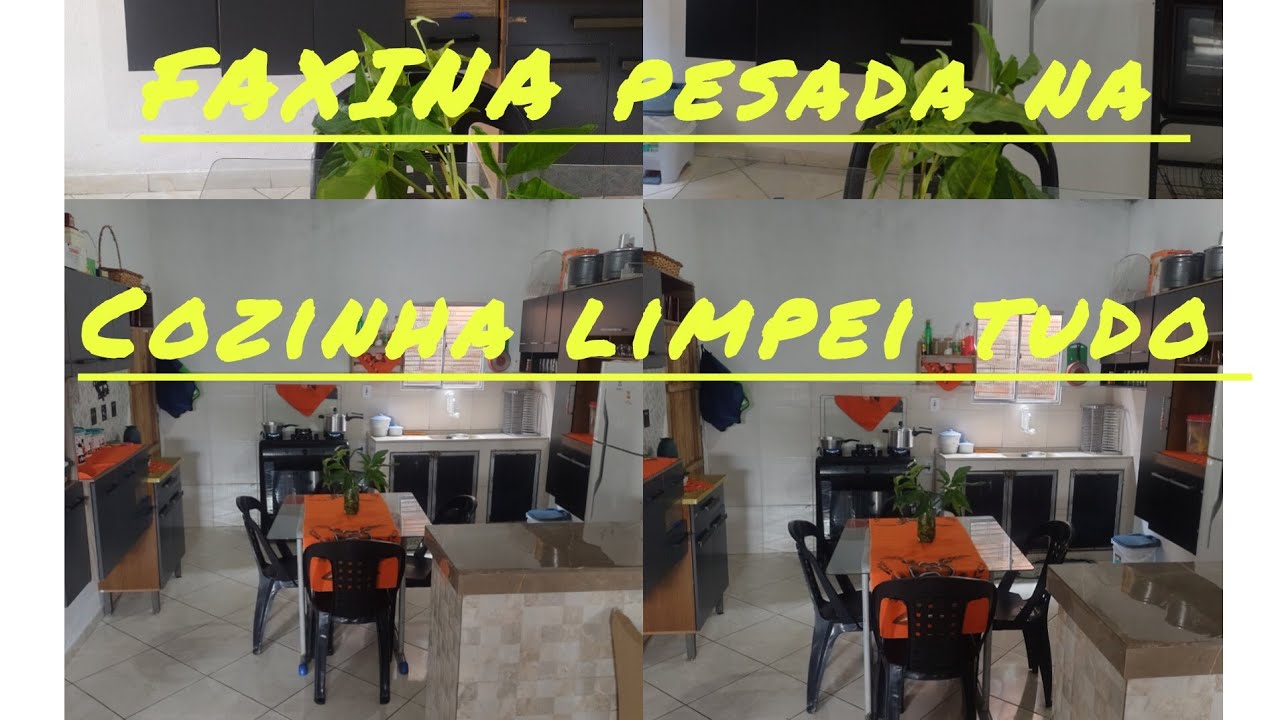 FAXINA PESADA NA COZINHA limpei tudooo