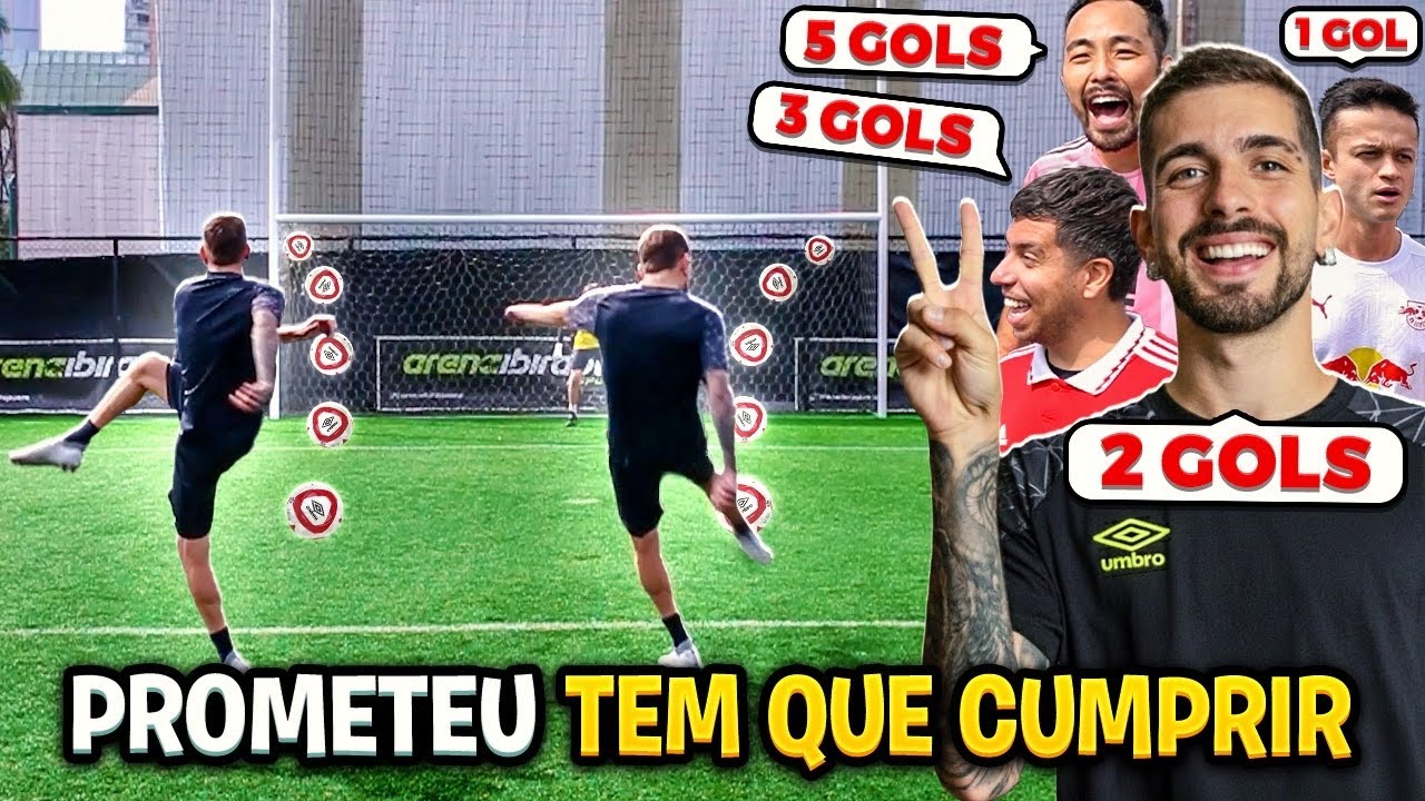 PROMETEU A QUANTIDADE DE GOLS TEM QUE CUMPRIR!! Ft. Lucaneta, Gonze e Henry Japa