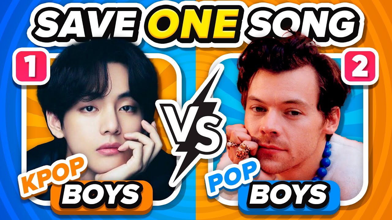KPOP vs POP: Boys Edition 💙🧡 Music Quiz