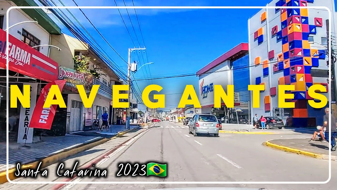 Uma volta por Navegantes SC dia muito bom cidade