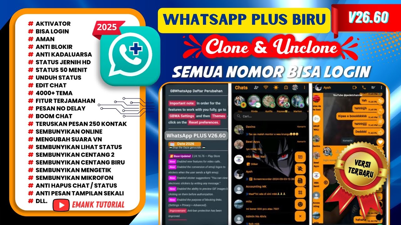 WhatsApp Plus v26.60 Newest 2026 Update || WA Plus || WhatsApp Mod Newest 2026 Version || WA Mod