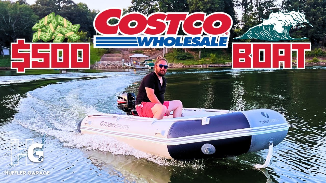 Распаковка и настройка лодки Costco за 500 долларов