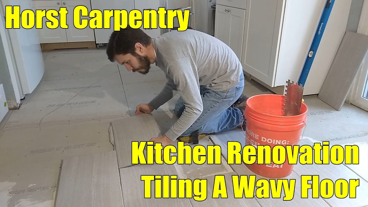 Kitchen Renovation | Tiling A Wavy Floor