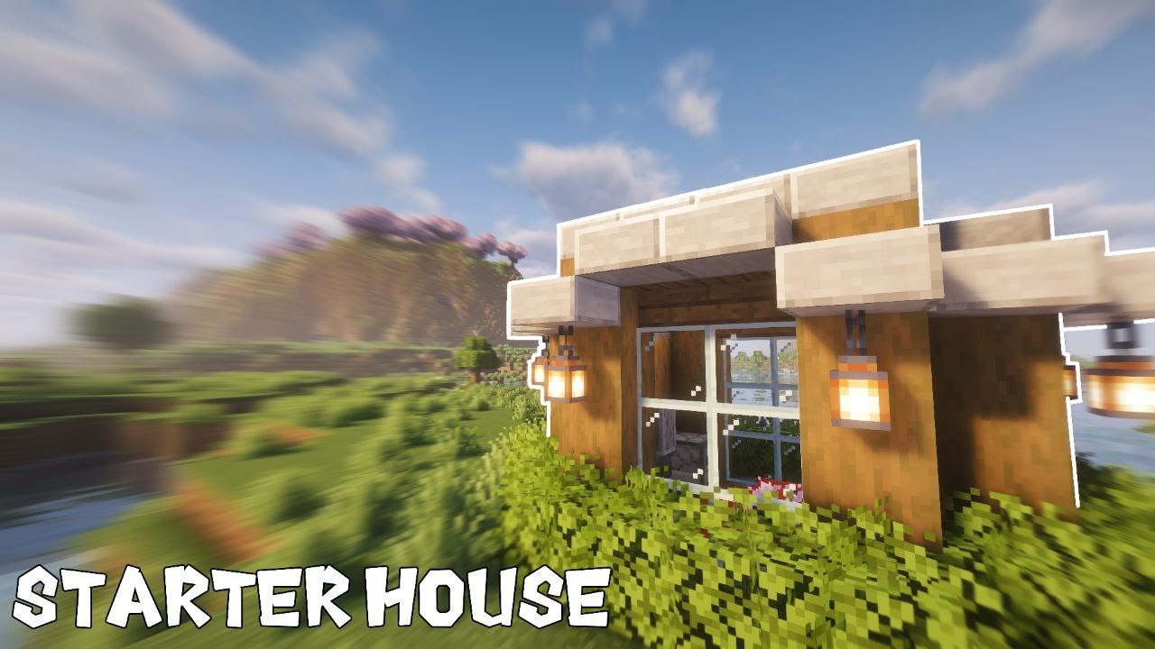 How To Build a Small Survival House in Minecraft [ improvisation ]