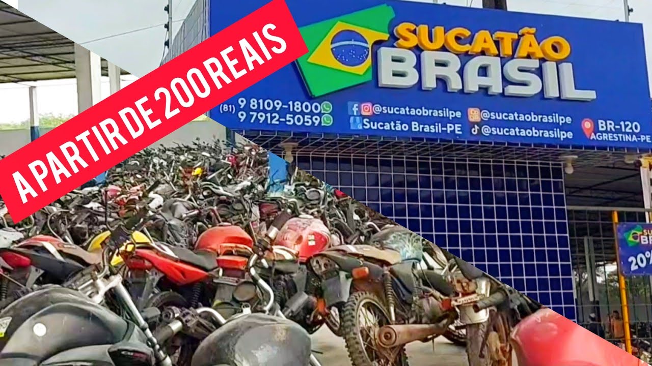 SUCATÃO BRASIL MAIOR LOJA DE MOTOS DO NORDESTE EM AGRESTINA PERNAMBUCO