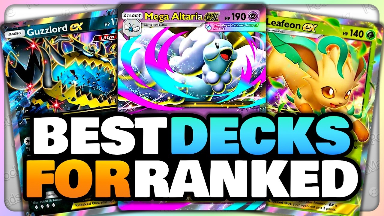 The NEW BEST Decks For RANKED Battles!!! | Pokemon TCG Pocket