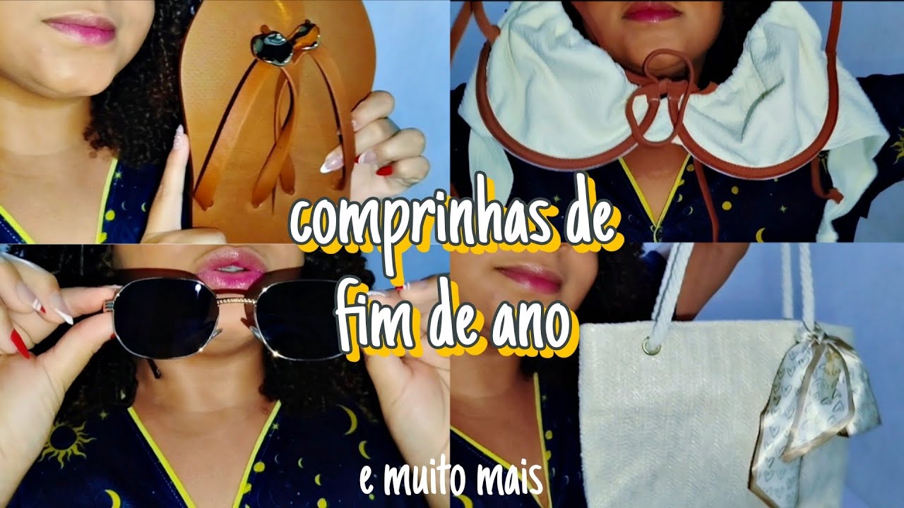 Recebidos pagos da Shein| ASMR part 1 comprinhas de fim de ano 💕✨