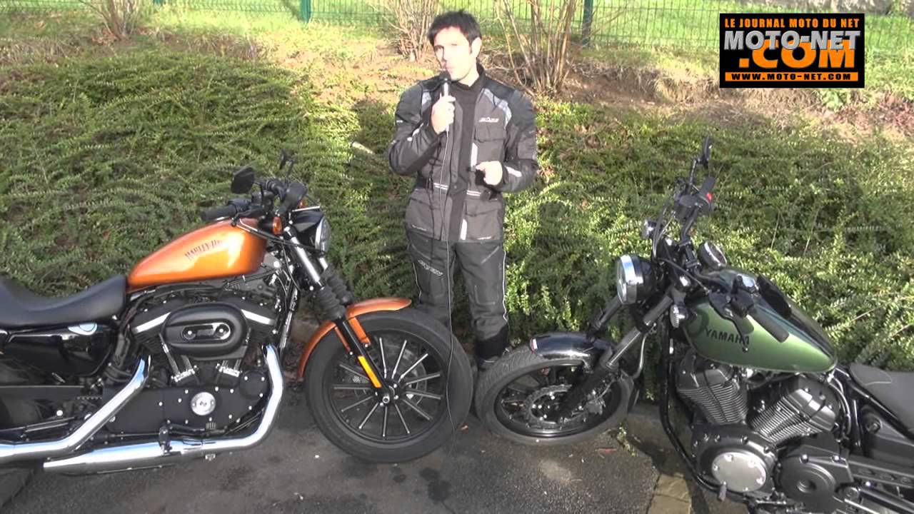 Duel Iron 883 ABS Vs XV950R : la Bolt face à la référence Sportster