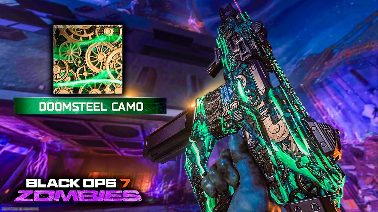 Eu peguei a Camuflagem mais chata do Zombies BO7 (Doomsteel)
