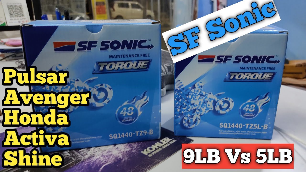 Sf Sonic Battery | SF Sonic 9AH Vs 5AH | SF Sonic Bike Scooty Battery | बैटरी प्राइस, वारंटी -Obbtek