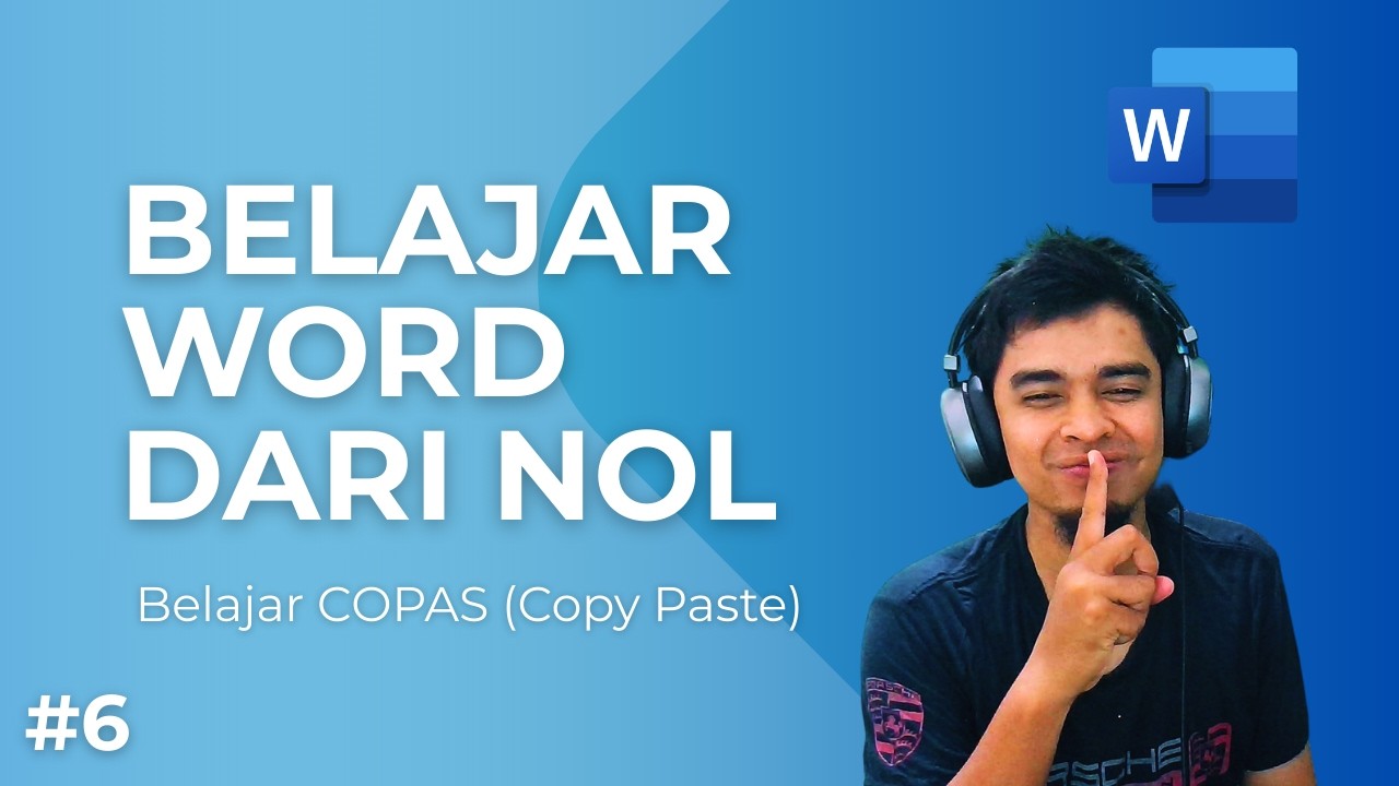 MENYALIN ATAU MEMINDAHKAN TEKS DENGAN MUDAH | Belajar word dari nol