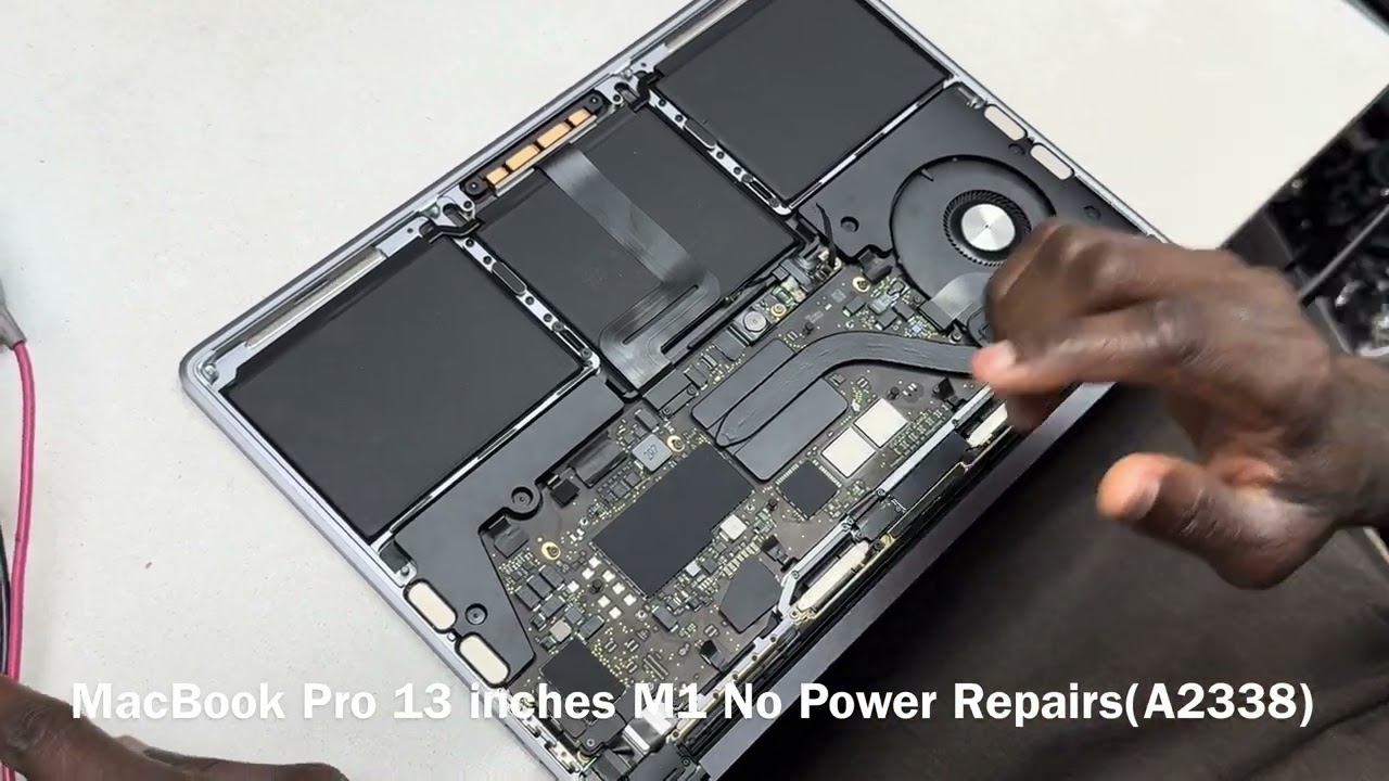 Ремонт MacBook Pro 13 дюймов M1 без питания (A2338)