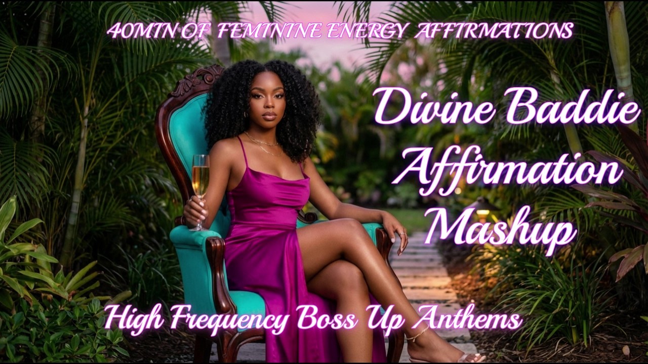 👑Divine Feminine Energy Affirmation Mashup | Positive and High Vibe Manifestation Music