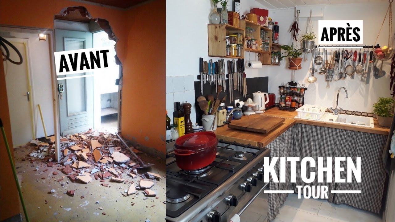 KITCHEN TOUR - MA CUISINE / MON STUDIO DE TOURNAGE (TRAVAUX, AMÉNAGEMENTS, DÉCORATION et ASTUCES)