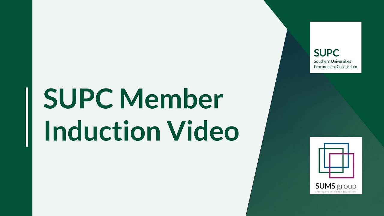 Welcome to the SUPC Member Induction