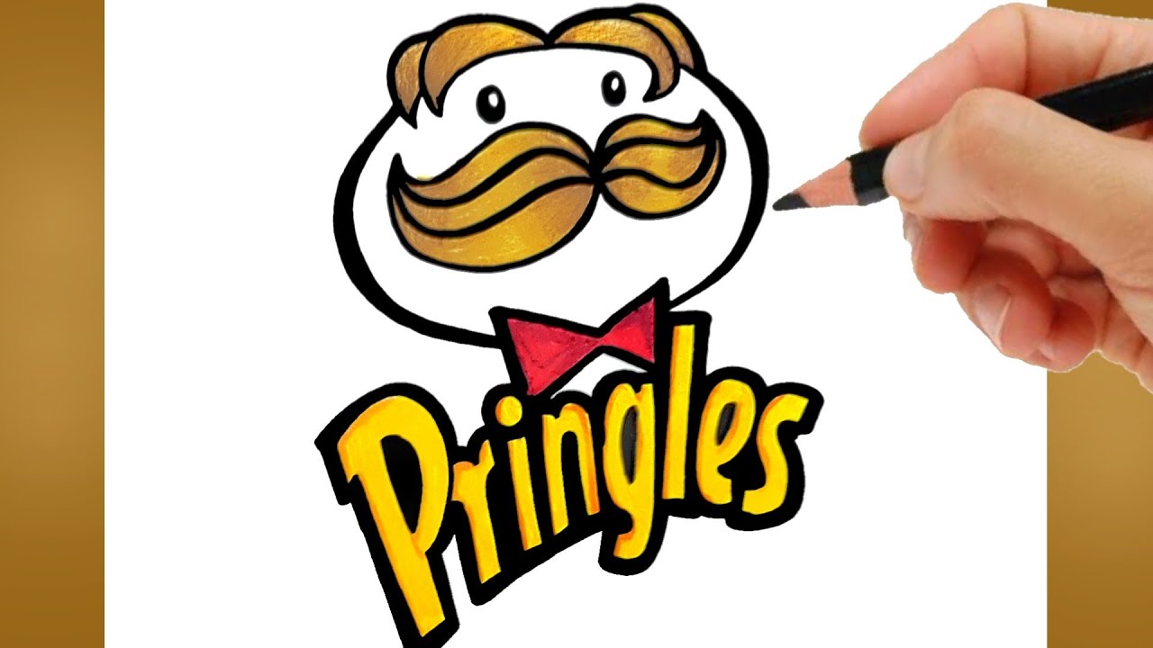 HOW TO DRAW PRINGLES LOGO - HOW TO DRAW FAMOUS LOGOS