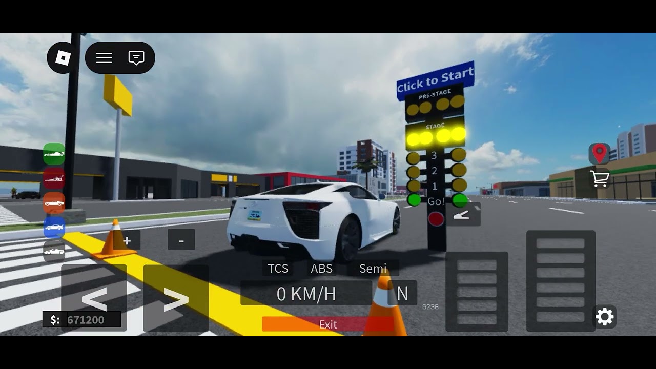 Me driving a Lexus LFA in a game idk The name of the game but it’s called CD 