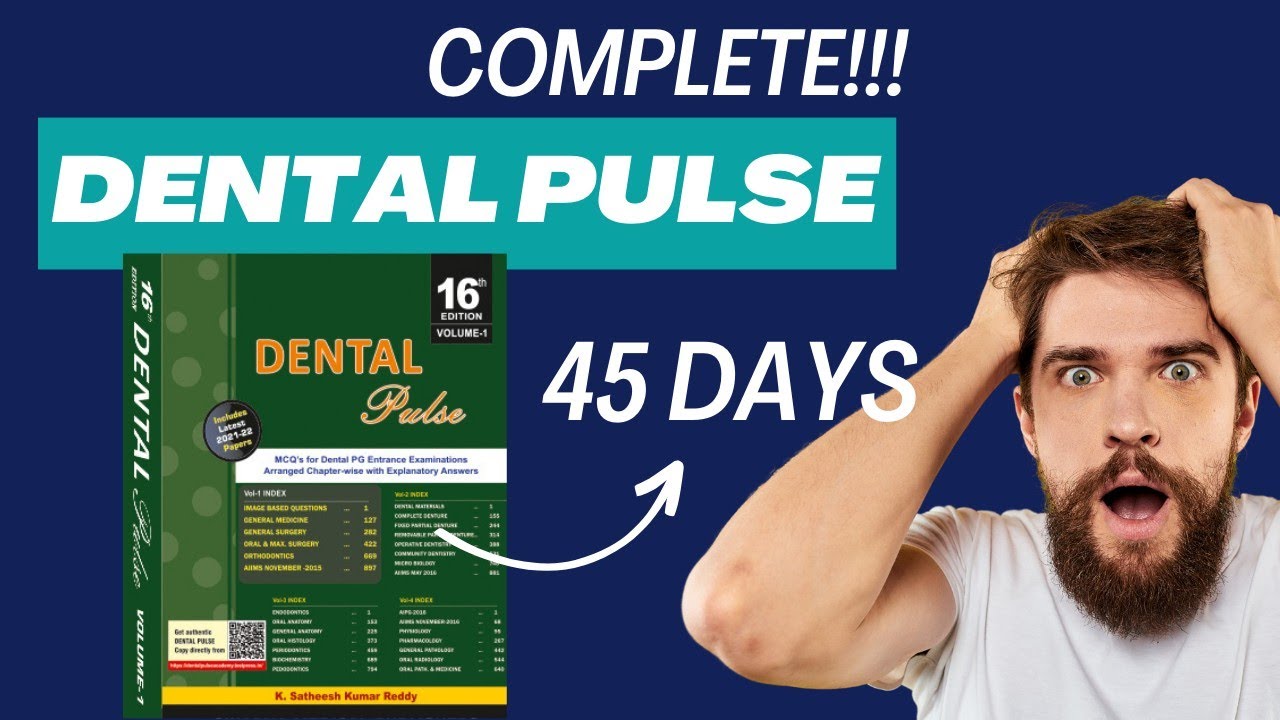 Как пройти курс Dental Pulse за 45 дней? | NEET MDS #neetmds #dental #how