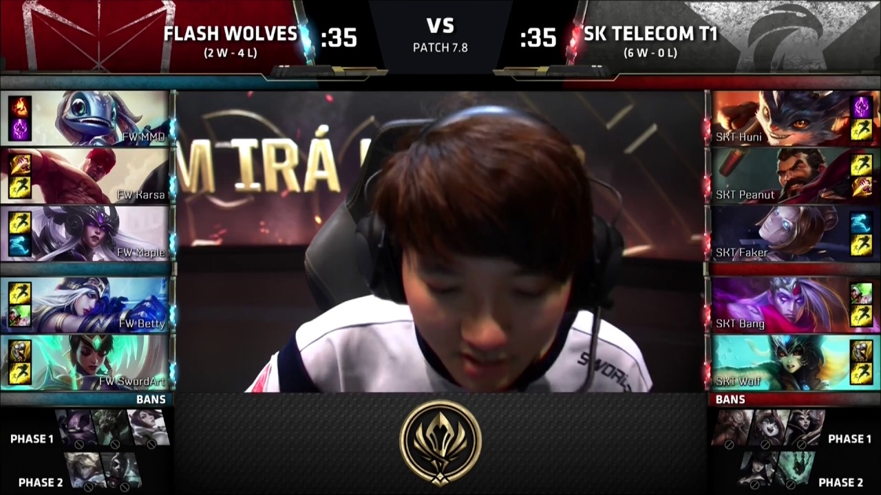 【MSI季中冠軍賽】第四日 小組賽 FW vs SKT