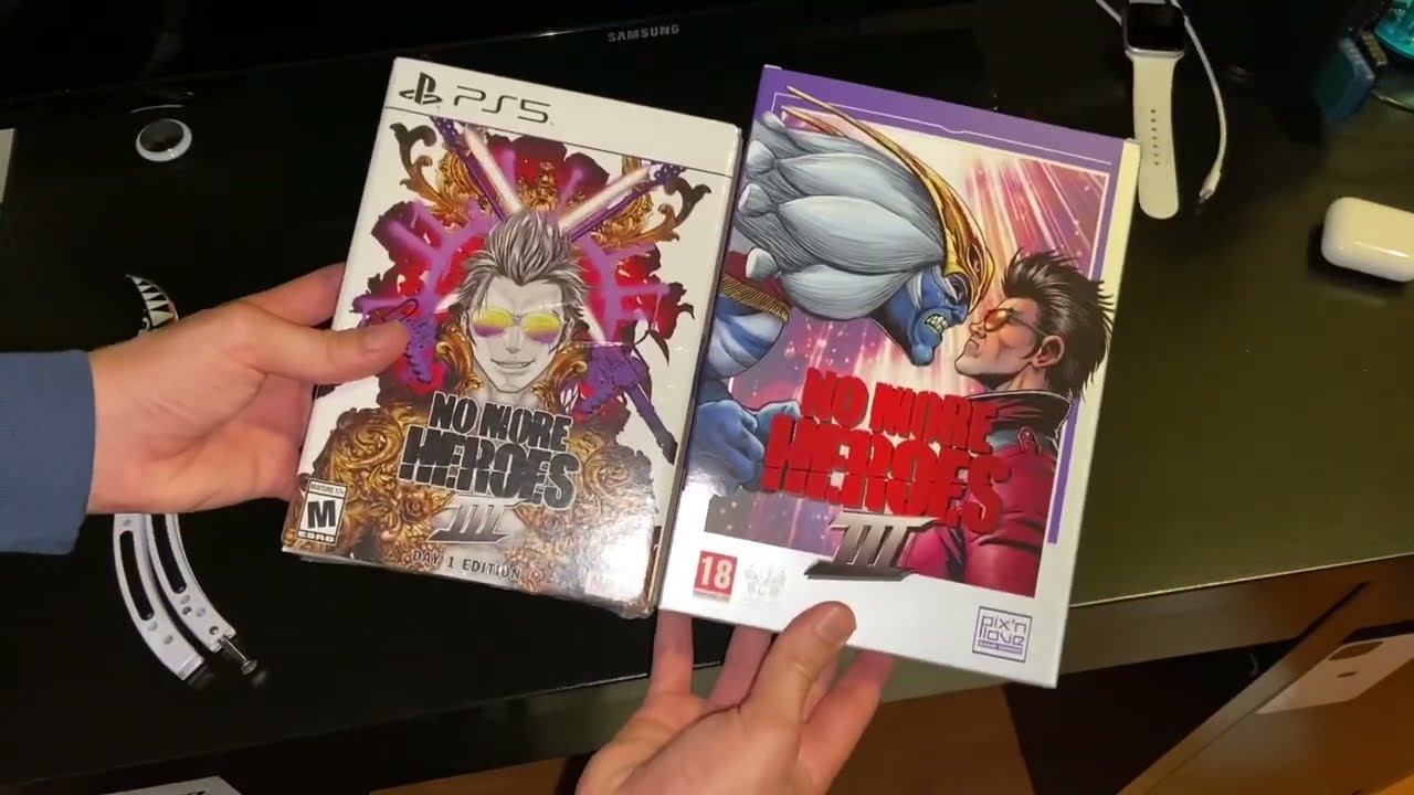 No More Heroes 3 Day 1 Edition Unboxing PS5